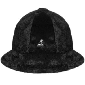 k4190st-bk001-bob-faux-fur-woman-kangol-casual-czarny