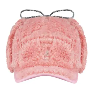 Czapka z daszkiem z klapkami imitacja owczej skóry Kangol image-0