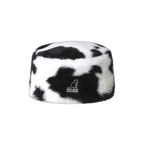 k5419-sp103-faux-fur-hat-kangol-topper-spotted-cow