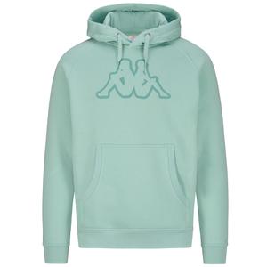 303wep0-a12-bluza-z-kapturem-kappa-zaiver-green-lichen-green-wasabi