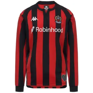 Langarm-Trikot Heim Kinder OGC Nice 2026/27