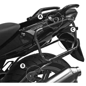 Soporte lateral de la maleta Kappa K33 Honda CBF500 2004 image-0
