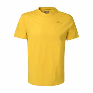 304j150-a0h-t-shirt-kappa-cafers-slim-yellow-yellow-golden-rod