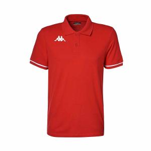 321327w-a03-polo-shirt-child-kappa-barli-red-white