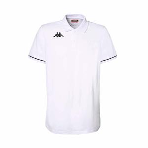 321327w-a05-polo-shirt-child-kappa-barli-white-black
