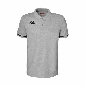 321327w-a24-polo-shirt-child-kappa-barli-grey-melange-black