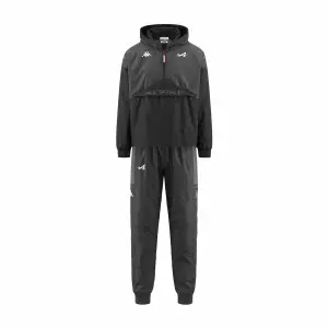 Kinder Trainingsanzug mit Kapuze 1/2 Zip Alpine F1 Asteody 2023 image-0