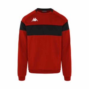 38111xw-a0d-sweatshirt-kappa-dido-rood-zwart