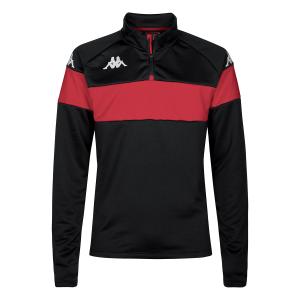 38111zw-a13-sweatshirt-kappa-dovare-zwart-rood
