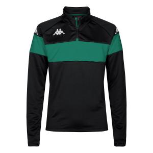 38111zw-a20-sweatshirt-kappa-dovare-zwart-groen