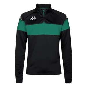 Kappa Dovare Felpa Con Cerniera Integrale – Poliestere, Manica Lunga, Comfort Casual