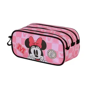 Estuche de lápices triple Karactermania Disney Minnie