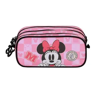 Estuche de lápices triple Karactermania Disney Minnie image-1