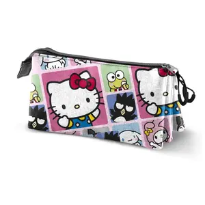 Triple Pencil Case Karactermania Hello Kitty Panels