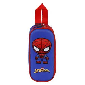 3d double pencil case for children Karactermania Marvel Spiderman Bobblehead image-0