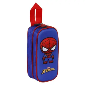 3d double pencil case for children Karactermania Marvel Spiderman Bobblehead image-2