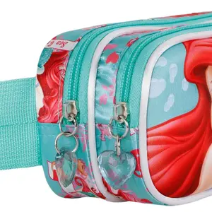 Triple pencil case for girls Karactermania Disney The Little Mermaid Ariel Sea 3D image-3