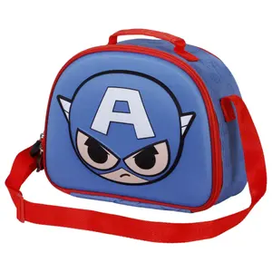3D insulated bag for kids Karactermania Avengers Captain America Bobblehead image-2