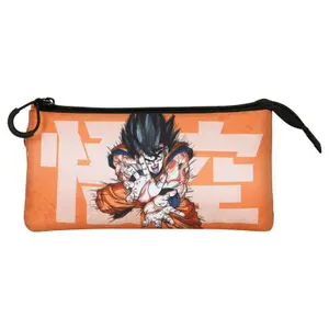 Children's triple Pencil case Karactermania Dragon Ball Kamehameha image-0