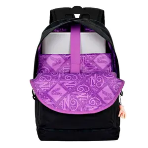 Adaptable backpack for children Karactermania Wednesday Uniform image-3