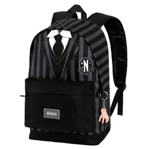 Adaptable backpack for children Karactermania Wednesday Uniform image-2