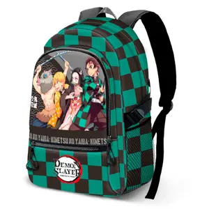 Children's backpack Karactermania Demon Slayer Kimetsu No Yaiba Akushon adaptable image-0