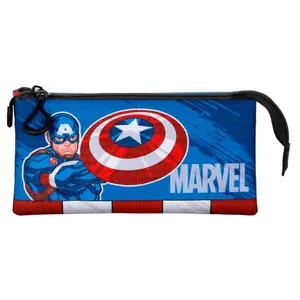 Kit triple para niños Karactermania Marvel Captain America Gears image-0
