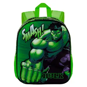 3d backpack for kids Karactermania Marvel Hulk Superhuman image-0