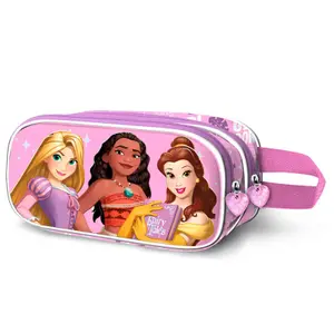 Girls' double pencil case Karactermania Disney Princesses 3D image-0