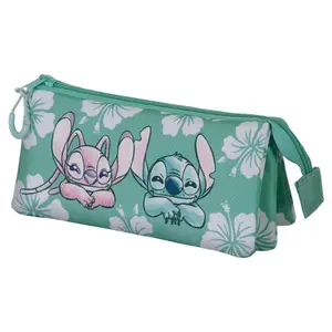 Triple pencil case for girls Karactermania Disney Stitch Tropic image-2