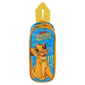 Double pencil case for kids Karactermania Disney The Lion King Hakuna 3D image-0