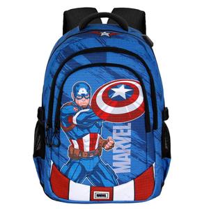 Zaino adattabile per bambini Karactermania Marvel Captain America Gears