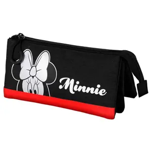 Triple pencil case for girls Karactermania Disney Minnie Sparkle image-1