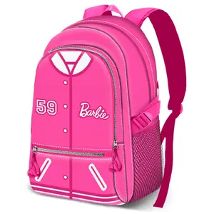 Adaptable backpack for girls Karactermania Barbie Varsity image-0
