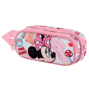 Girls' double pencil case Karactermania Disney Minnie Power 3D image-2