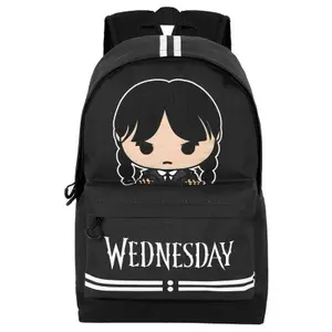 Adaptable backpack for children Karactermania Wednesday Cute image-0