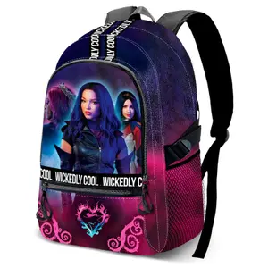 Adaptable backpack for girls Karactermania Disney Descendants Weekedly image-0
