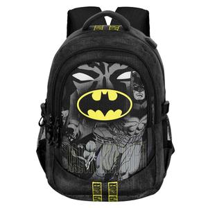 8445118072921-sac-a-dos-karactermania-dc-comics-batman-plus-caped-noir-gris-44x34x21-cm