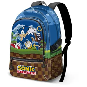 Adaptable backpack for children Karactermania Sonic the Hedgehog Greenhill image-0