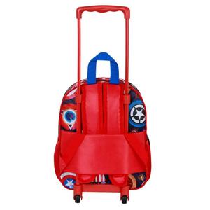 Bolsa trolley para niños Karactermania Marvel Captain America Patriot 3D image-3