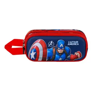 Children's pencil case Karactermania Marvel Captain America Patriot 3D image-2