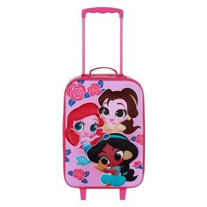 8445118088045-sac-trolley-fille-karactermania-disney-princess-3d-rose-52-cm