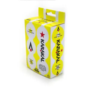 Lot de 6 balles de tennis de table Karakal 1 Star image-0