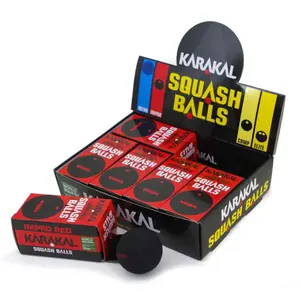 point Pack de 12 pelotas de squash en rojo Karakal image-0