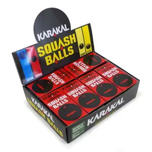 point Pack de 12 pelotas de squash en rojo Karakal image-2