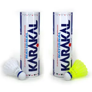 6er-Set Badminton-Federbälle Karakal image-0