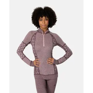 Half-zip long sleeve base layer for women Kari Traa Smekker image-2