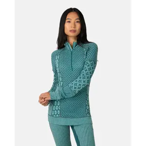 Half-zip long sleeve base layer for women Kari Traa Smekker image-2