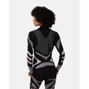 Half-zip long sleeve base layer for women Kari Traa Faith image-3