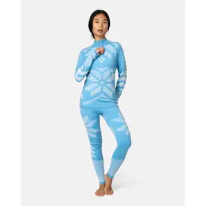 Half-zip long sleeve base layer for women Kari Traa Faith image-4